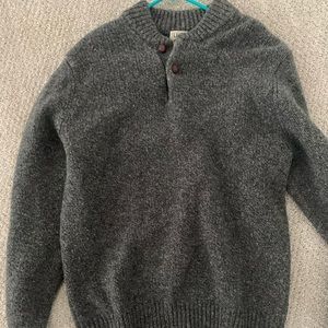 LL Bean rag wool sweater nwot